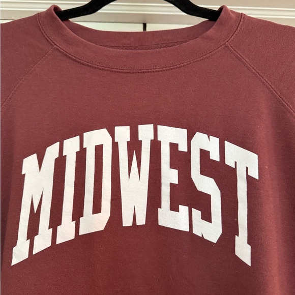 Midwest Tops - Maroon Midwest Sweatshirt